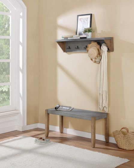 Coat hook clearance and bench set